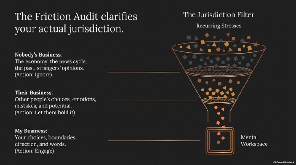 The Friction Audit clarifies your actual jurisdiction.