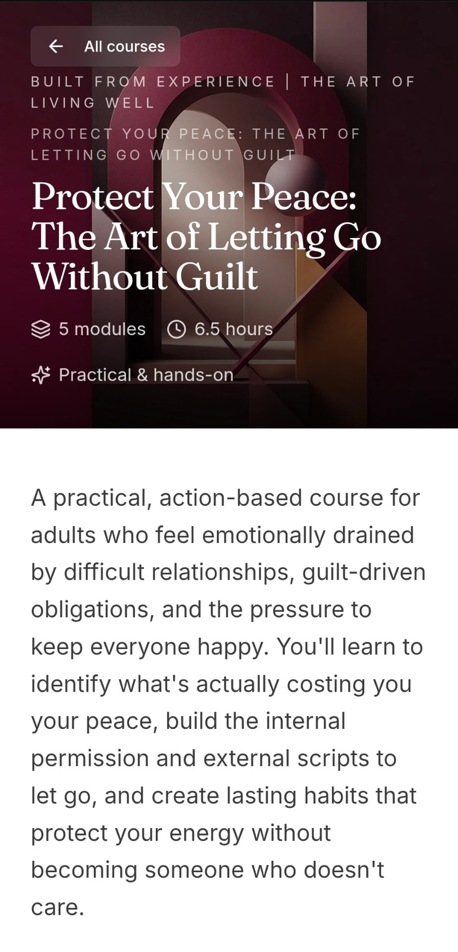 Protect Your Peace: The Art of Letting Go Without Guilt