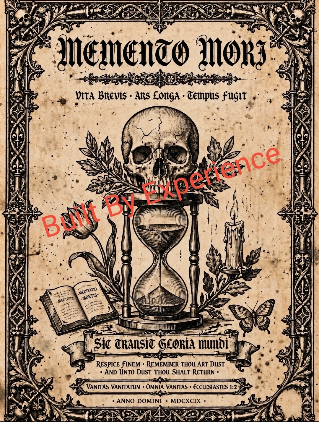 Memento Mori Wall Print Set 05
