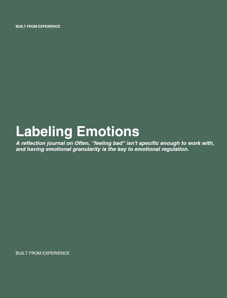 Labeling Emotions
